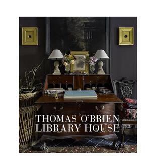 英文进口原版 Brien Library Thomas 设计图书籍进口正版 托马斯·奥布莱恩室内作品集英 图书馆之家 House 预售