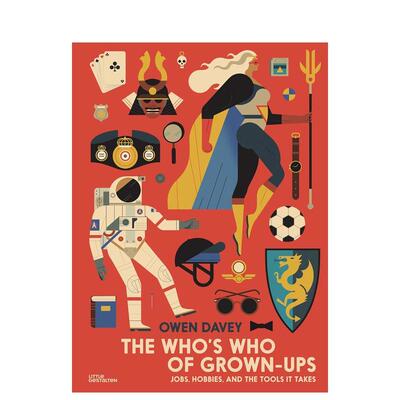 【现货】成年职业工具录The Who‘s Who of Grown-Ups: Jobs, Hobbies and the Tools It Takes英文进口原版儿童图书6-9岁职业认知