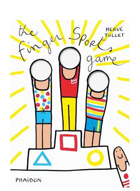 【预售】手指虫运动游戏The Finger Sports Game【Hervé Tullet】英文进口原版儿童趣味图书3-6岁Hervé Tullet