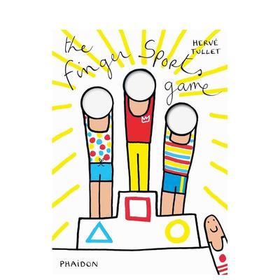 【预售】手指虫运动游戏The Finger Sports Game【Hervé Tullet】英文进口原版儿童趣味图书3-6岁Hervé Tullet