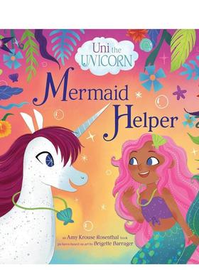 【预售】美人鱼助手（大学）Mermaid Helper (Uni)英文进口原版图书儿童绘本Krouse Rosenthal  Amy3-6岁