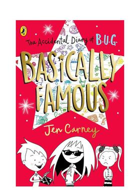 【预售】【小布格意外日记】#2：一炮而红 【The Accidental Diary of B.U.G.】#2: Basically Famous 英文进口原版儿童故事图书C
