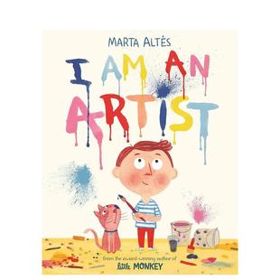 Artist英文进口原版 6岁艺术启蒙Marta 我是个艺术家I 儿童图书3 Altés 预售