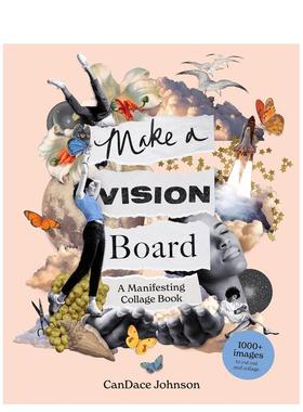 【预售】制作愿景板 Make a Vision Board 英文进口原版生活综合科普图书CanDace Johnson外文正版