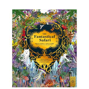 Fantastical through 预售 The remote 儿童绘本图书Kris most Safari 奇幻野生动物园 Wander habitats英文进口原版 the
