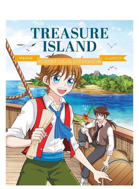 【现货】【漫画重现经典】金银岛 【Manga Classics】Treasure Island英文进口原版儿童漫画图书Robert Louis Stevenson
