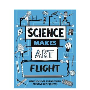 【现货】【科学创艺家】飞行启示录 【Science Makes Art】Flight 英文进口原版儿童绘本图书 STEAM教育跨学科Hilary Devonshire