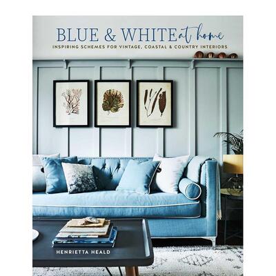 【现货】Blue & White At Home，蓝白色调家居装饰 英文原版图书籍进口正版 Henrietta Heald 空间与装饰