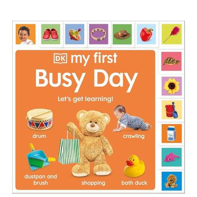 【预售】我忙碌的苐一天：让我们开始学习吧！ 【My First】My First Busy Day: Let's Get Learning! 英文进口原版儿童百科绘本图