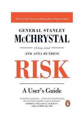 【预售】风险：用户指南 Risk: A User's Guide 英文进口原版商业行销图书McChrystal  General Stanley