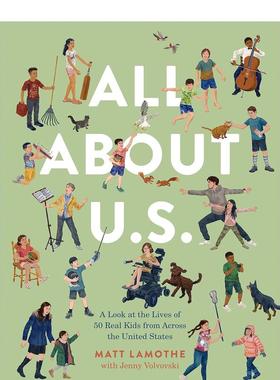 【现货】关于美国的一切 All About U.S. 英文进口原版儿童绘本Matt Lamothe
