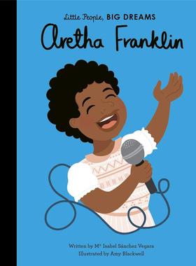 【现货】【小人物,大梦想】艾瑞莎·富兰克林Aretha Franklin【Little People, Big Dreams】英文进口原版儿童绘本图书6-9岁Maria