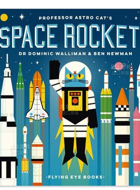 【现货】【太空猫教授】太空火箭 【Professor Astro Cat’s】Space Rockets原版图书外版进口书籍英文儿童绘本Dominic Walliman