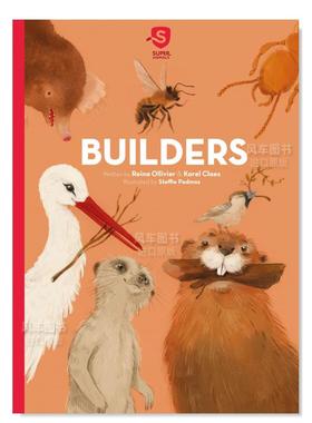 【现货】【超级动物】1 建造者们 【Super Animals】Builders儿童类英文原版图书进口外版书籍