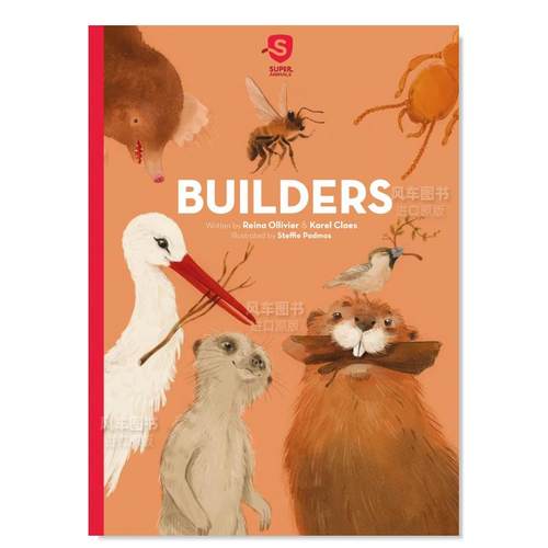【现货】【超级动物】1 建造者们 【Super Animals】Builders儿童类英文原版图书进口外版书籍