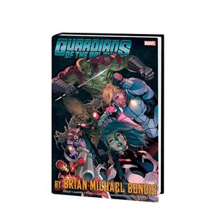 英文漫画 图书籍Marvel BENDIS 选集1 MICHAEL 银河护卫队 BRIAN 外文进口原版 新印刷 预售