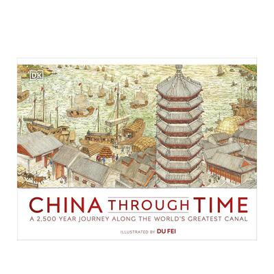 【现货】【DK全景百科】穿越时空的中国 【DK Panorama】China Through Time 英文进口原版儿童绘本图书Du Fei