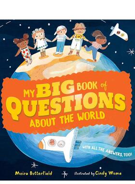 【现货】我的世界问题大书My Big Book of Questions About the World英文进口原版儿童绘本图书Moira Butterfield百科