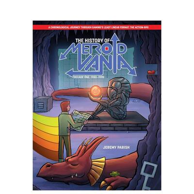 【预售】类银河恶魔城游戏史：苐一个十年——1980-1990 The History of Metroidvania 英文进口原版平面设计图书Jeremy Parish