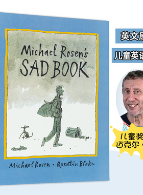 【现货】Michael Rosen's Sad Book 迈克尔罗森的书 英文原版图书籍进口正版 迈克尔罗森 儿童英语绘本故事 迈克尔罗森的伤心书