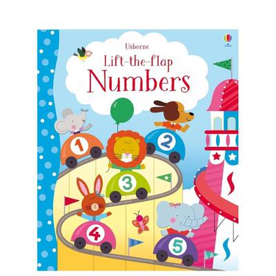 【现货】【Lift-the-Flap】Numbers，【翻翻书】数字 英文进口原版儿童趣味图书Felicity Brooks Melisande Luthringer