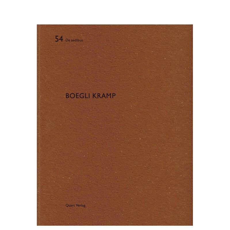 【预售】Boegli Kramp 建筑事务所 Boegli Kramp 英文进口原版建筑设计图书 Heinz Wirz Quart Publishers外文