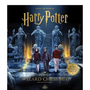 【现货】哈利·波特:魔法学院国际象棋立体书 Harry Potter: The Pop-Up Wizard Chess Set 英文进口原版电影幕后花絮书