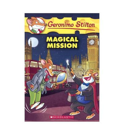 【现货】【老鼠记者】#64：神奇的人物【GERONIMO STILTON】#64: MAGICAL MISSION英文进口原版章节书儿童图书籍3-6岁Geronimo St