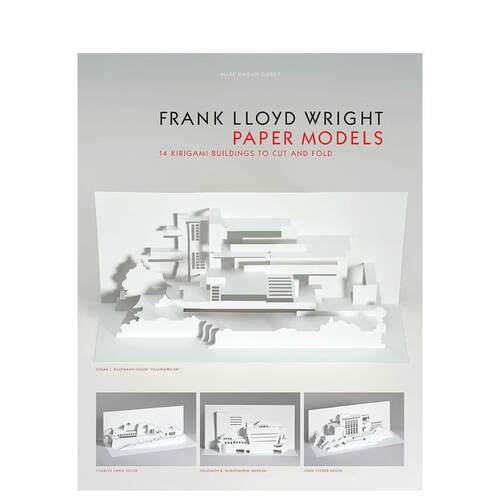 【预售】Frank Lloyd Wright Paper Models:14 Kirigami Models弗兰克劳埃德赖特 纸模型：14切割和折叠剪纸模型 英文原版图书