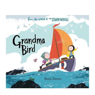 Davies 情绪管 自我认知 Grandma 现货 英国获奖插画师Benji Bird英文进口原版 小鸟 奶奶 6岁 Storm 儿童绘本图书3 Whale