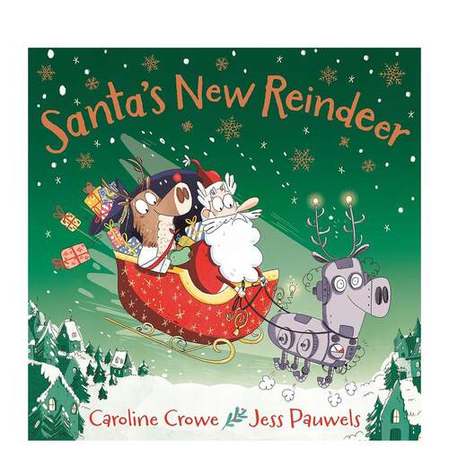 【预售】圣诞老人的新驯鹿Santa's New Reindeer英文进口原版儿童图书节日庆典Caroline Crowe