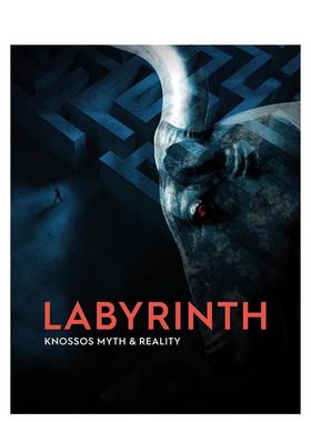 【预售】迷宫：克诺索斯的神话与现实 Labyrinth: Knossos Myth and Reality 英文进口原版艺术画册画集Andrew Shapland外文图书