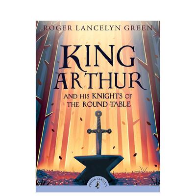 【预售】亚瑟王和他的圆桌骑士们King Arthur and His Knights of the Round Table英文进口原版儿童图书3-6岁立体书GREEN  ROGER