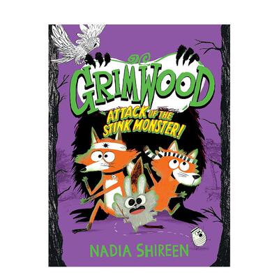 【预售】格里姆伍德：臭怪物的攻击（精装） Grimwood: Attack of the Stink Monster! 英文漫画 外文进口原版图书籍Simon & Schu