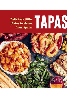 【预售】塔帕斯：西班牙美味小菜 Tapas 英文进口原版餐饮美食Ryland Peters & Small
