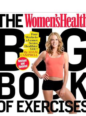 【预售】女性健康运动大书：四个星期让你更瘦、更性感、更健康！ Four Weeks to a Leaner 英文进口原版运动图书Adam Campbel Ed