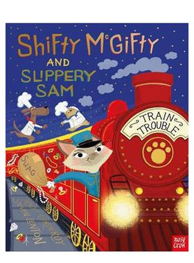 【现货】强强和盗盗：火车故障（精装）Shifty McGifty and Slippery Sam: Train Trouble英文进口原版图书儿童绘本Tracey Corder