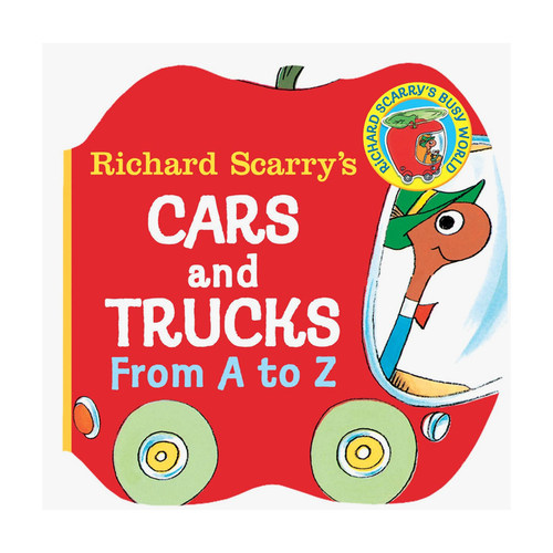 【预售】Richard Scarry’s Cars and Trucks from A to Z,理查德·斯凯瑞的从A到Z的汽车和卡车适合3-6岁