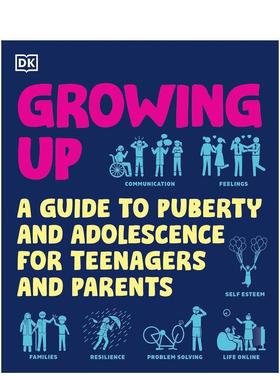 【现货】成长Growing Up英文进口原版儿童绘本图书DK外文正版3-6岁