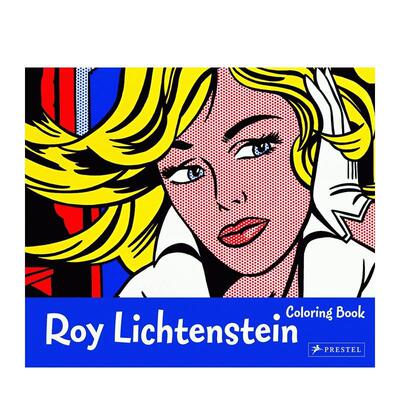 【预售】Roy Lichtenstein: Coloring Book李奇登斯坦：绘画本 英文进口原版儿童艺术启蒙图书 Doris Kutschbach3-6岁