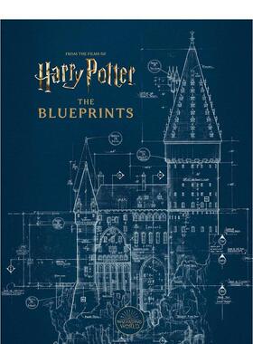 【预售】 Harry Potter: The Blueprints 哈利波特：电影制作草图 幕后故事 进口英文原版图书正版 JK罗琳 魔法独特建筑