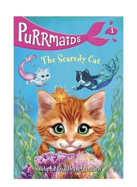 【预售】胆小的猫(呼噜声1) Scaredy Cat， The (Purr1) 英文进口原版儿童故事外文正版图书 Bardhan-Quallen  Sudipta