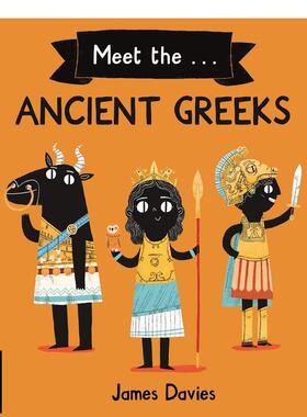 【现货】认识古希腊人Meet the Ancient Greeks英文进口原版儿童绘本图书James Davies百科
