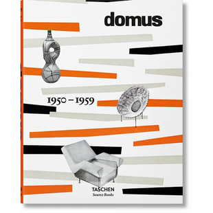 【现货】domus 1950–1959,多莫斯设计 1950–1959 英文原版图书籍进口正版 Charlotte & Peter Fiell 综合设计 TASCHEN