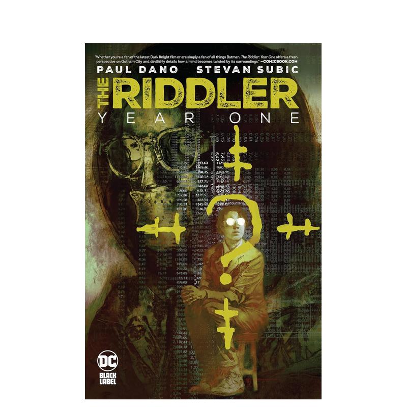 【现货】谜语人：第一年 The Riddler: Year One 原版英文漫画书 书籍/杂志/报纸 漫画类原版书 原图主图