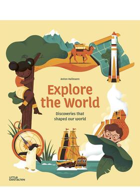 【现货】探索世界Explore the World英文进口原版儿童绘本图书6-9岁Little Gestalten