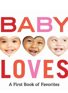 【现货】Baby Loves: A First Book of Favorites，Abrams概念启蒙系列 有爱之书 英文儿童绘本 Abrams Appleseed