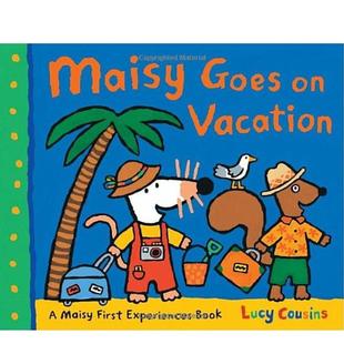 6岁启蒙绘本 小鼠波波 Press3 Candlewick Vacation英文儿童图书籍进口原版 Goes Maisy 去度假 预售