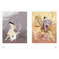 【 In Stock 】 Miki Kato Art Collection - Flower Demon Flame - Mysterious Beauty from Another World in Japanese Traditional Culture, illustrated by Eight Million Deity Artists, Imported original Japanese Miki Kato thumbnail 3