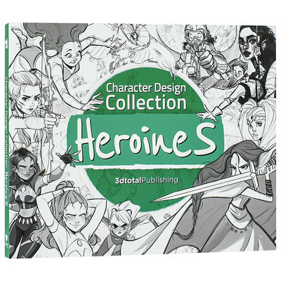 【现货】Character Design Collection: Heroines 角色设计收集：女主角 英文原版图书籍正版 插画/原画/设定集